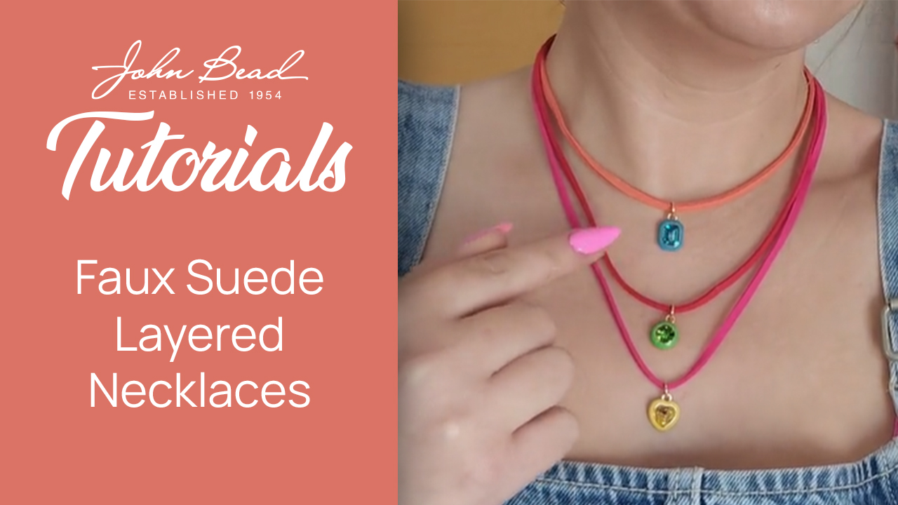 Faux Suede Layered Necklaces